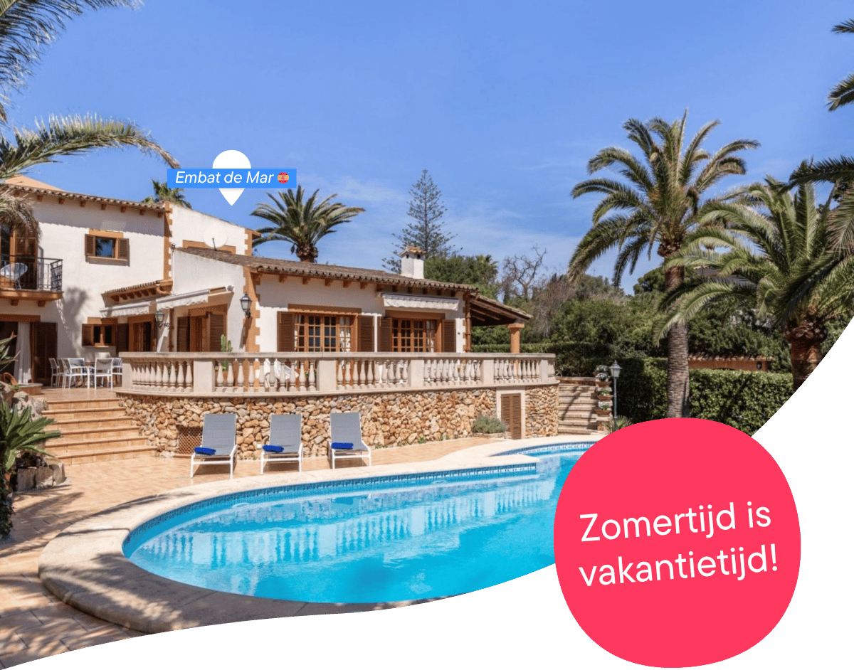 Vakantiehuis met zwembad en palmbomen – Boek nu uw last-minute zomervakantie bij Interhome